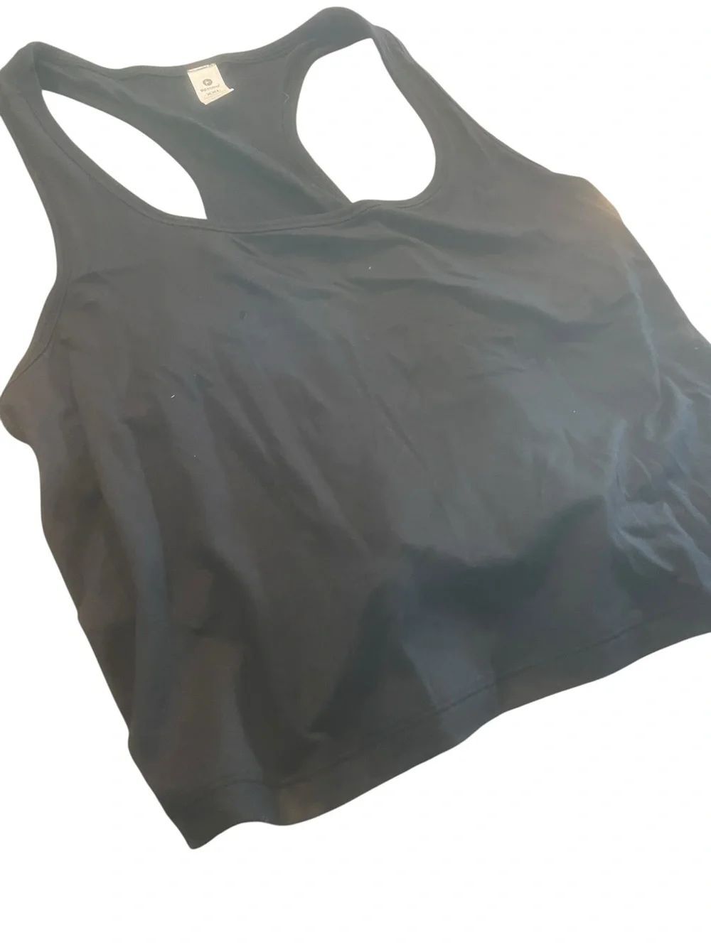 99 Degrees size XBlack Racerback Cropped Tank Top XXl like new
